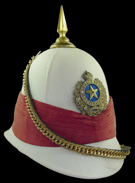 A helmet to the 61t Battalion Regiment de Montmagny circa 1907