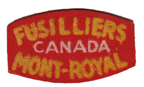 Canadian flocked felt title. Note mis-spelling. Bill Alexander