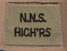 Khaki drill slip-on. North Nova Scotia Highlanders. Bill Alexander