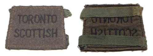 Canadian pattern worsted slip-on. Attachment tapes made of cotton. Raymond Gilbert.