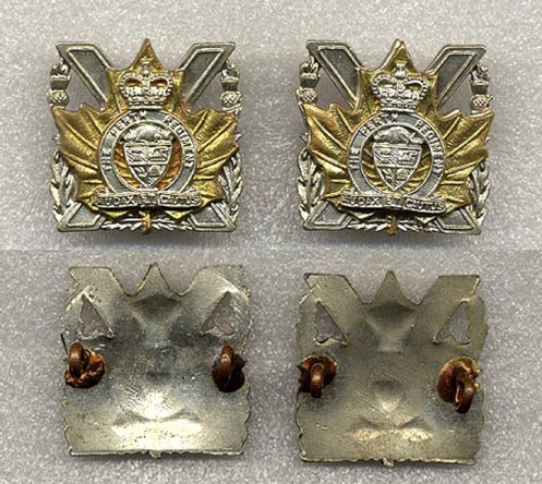 1959 Pattern Collar badges. Not maker marked but Scully made