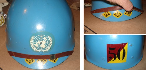 This liner was worn by an RCD Captain with the same contingent. Dean Owen collection.