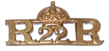 The problematic title. This pattern was taken into wear in 1920-21 but with no authority for its use.