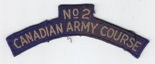 Flocked titles for University of Toronto No 1 and No 2 CAUC's."