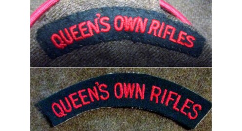 Top, Canadian-made, circa 1940. Bottom, British-made, circa 1943.  Graham Humphrey Collection 