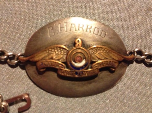 ID Bracelet. Note the incorporation of the '9' at the top of the wings. Cam Harrod collection