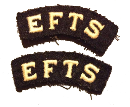 EFTS shoulder insignia. Cam Harrod collection