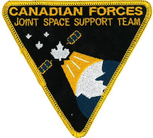 THe JSST insignia with D Space D’s own directorate logo was also designed by author, in 1999, while serving at NDHQ. Author's collection