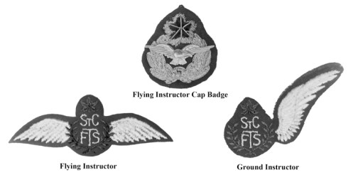 Flight staff insignia specific to the St Catharine's Flight Training School. MilArt photo archives