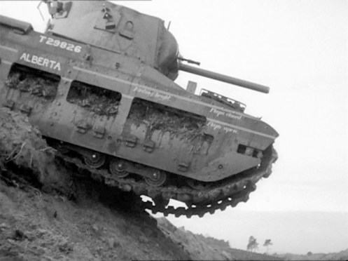 T29826, a Mark IIA* Matilda III Close Support tank, named ALBERTA, of “A” Squadron Headquarters, the Calgary Regiment, which was taken-on-charge of the Canadian Army Overseas on 24 September 1941. Source: authors’ collection.