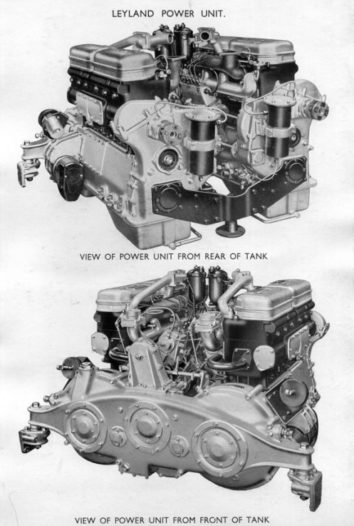 View of the twin Leyland 6-cylinder diesel engines that were used in the Mark IIA* Matilda III, and in the Mark IIA* Matilda III Close Support, as used by the Canadian Army Overseas. Source: authors’ collection.