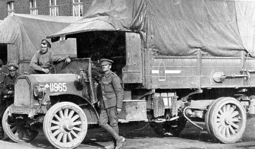 Another 1st Canadian Division vehicle, this one marked to an ammunition park. MilArt photo archives