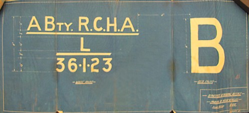 Technical drawing prepared to show the proper method of marking. MilArt photo archives