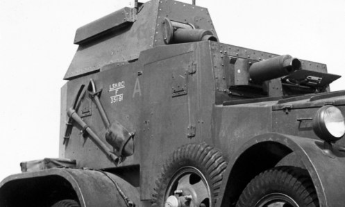 The second 1935 armoured car. Note the "A" classification. MilArt photo archives