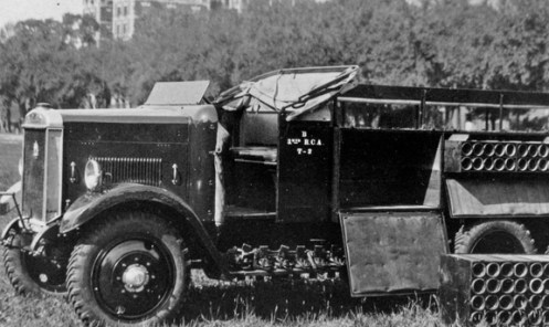 Earlier markings for truck number 2 of B Battery, 2nd Regiment Royal Canadian Artillery. MilArt photo archives