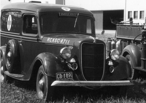 An ambulance with RCASC markings. MilArt photo archives