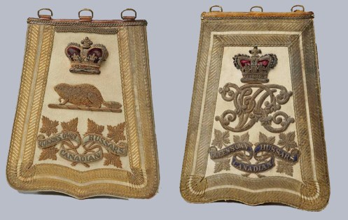 Variants on a theme - Queen's Own Canadian Hussars. The lack of documentation makes it difficult to date variants. Courtesy Scott Duncan