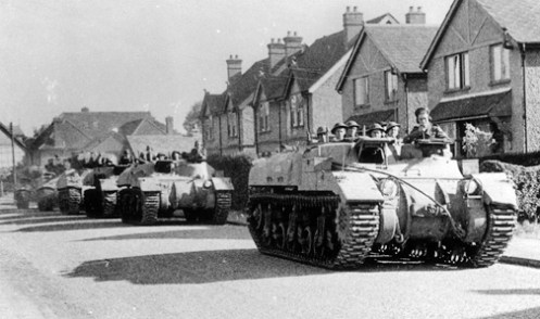 ‘Ram’ Kangaroo armoured personnel carriers in postwar service with the British Army. Source: Bovington Tank Museum (BTM 2293-A1)