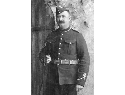 Sergeant McPhee of The RCR, circa 1900. Photo courtesy MilArt photo archives.