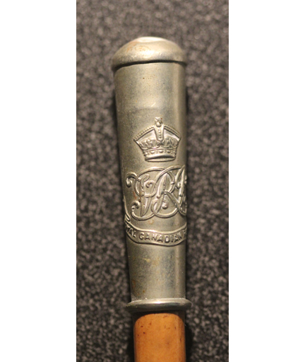 An early stick attributed to The RCR with a very finely detailed cypher of Queen Victoria. Photo courtesy Michael O’Leary collection.
