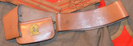 Crossbelt and Cartridge Pouch, Corps of Guides Pattern (desperately needing some polish), Courtesy 