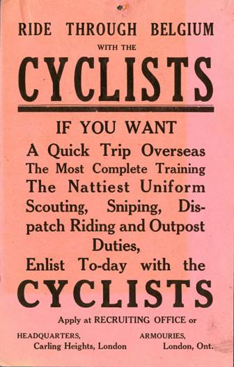 Recruiting poster that promised the glamourous side of service. Courtesy of the author