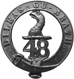 Original badge authorized for the 48th Battalion (Highlanders)