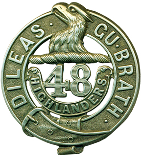 Badge adopted in 1904 but not recorded in the 1907 Dress Regulations. It was this badge that the Regiment wished to maintain after the First World War and through the argument over the 'Garter' belt. Courtesy Mark Passmore