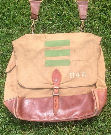 An officer’s haversack which bears The Elgin Regiment’s unit serial number ‘944.’ Source: Courtesy of Michael Reintjes