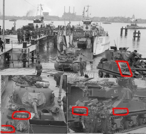 Sources: IWM H38992, H38995, and H39000