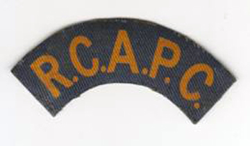 Printed R.C.A.P.C. title. Note the colour of the lettering. Author’s collection.