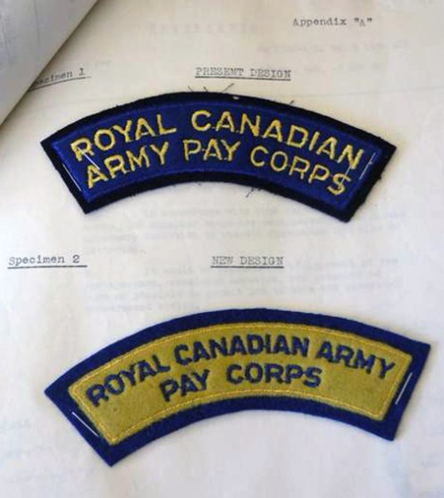 RCAPC full titles. Top, 1947 pattern title. Bottom, 1950 pattern title. RG 112 Vol.29710 Box 261 File 5250-0001/11.