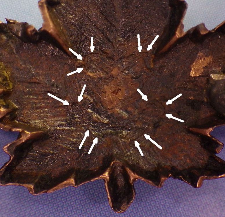 11) very faint anchor